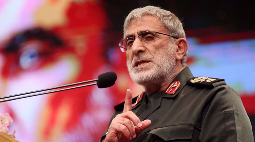 Iran’s crushing revenge, heroic resistance to expedite Israel’s annihilation: Quds Force chief 