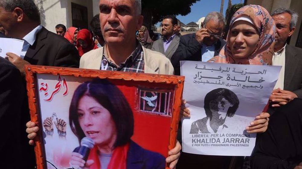 Ex-Palestinian MP Khalida Jarrar facing ‘slow’ death in Israeli jail: Rights group