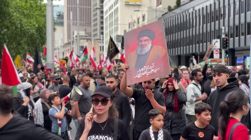 Massive Sydney protest condemns Israeli crimes in Palestine, Lebanon