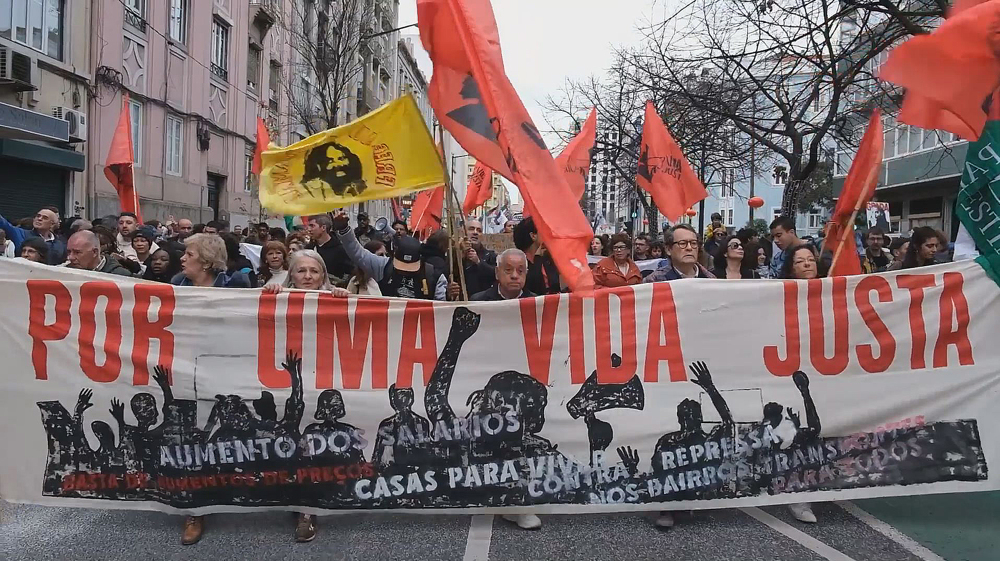 Hundreds march in Lisbon in protest over police raid in 'migrant neighborhood'
