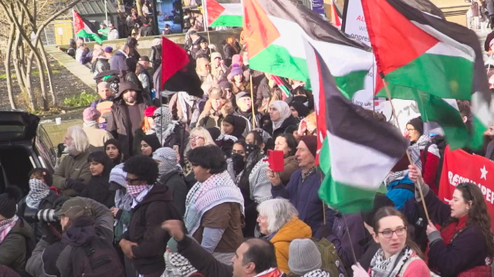 Manchester demo demands release of jailed Palestine Action members