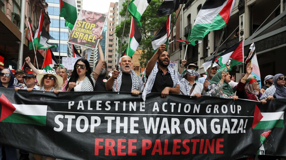 Australians flood streets for Gaza, skeptical of Israel’s ceasefire promises