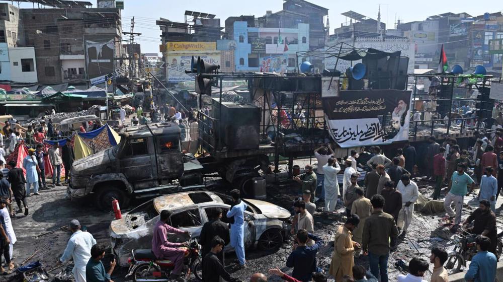 Five killed as security forces crack down on anti-West march in Pakistan