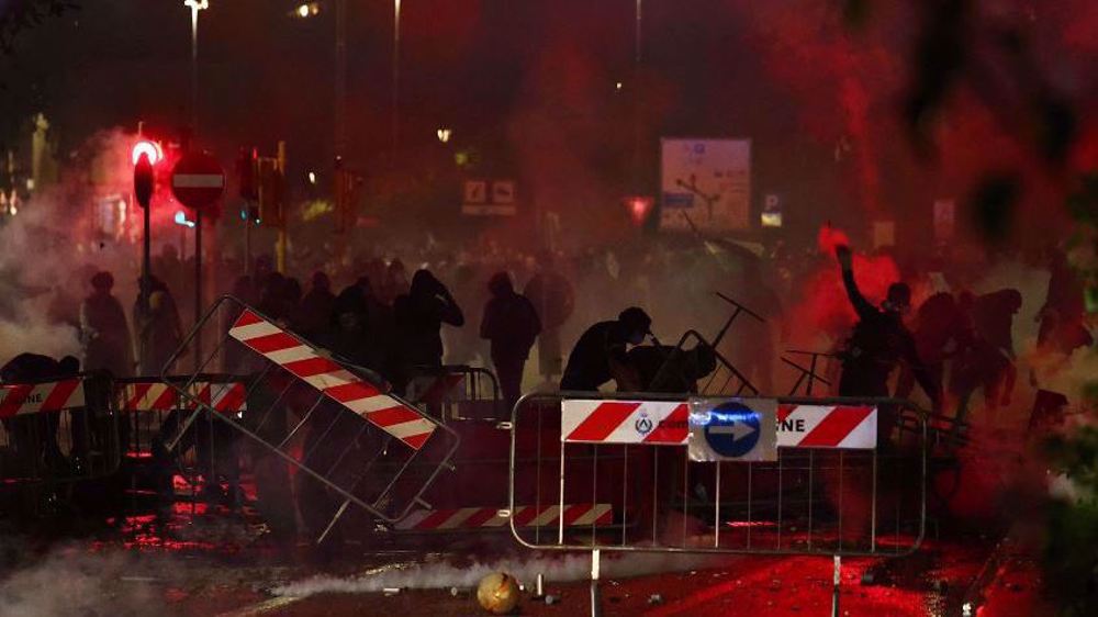 Police clash with protesters ahead Italy-Israel World Cup tie in Udine