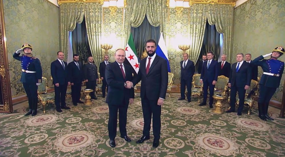 Syria's Jolani meets Russian President Putin in Moscow
