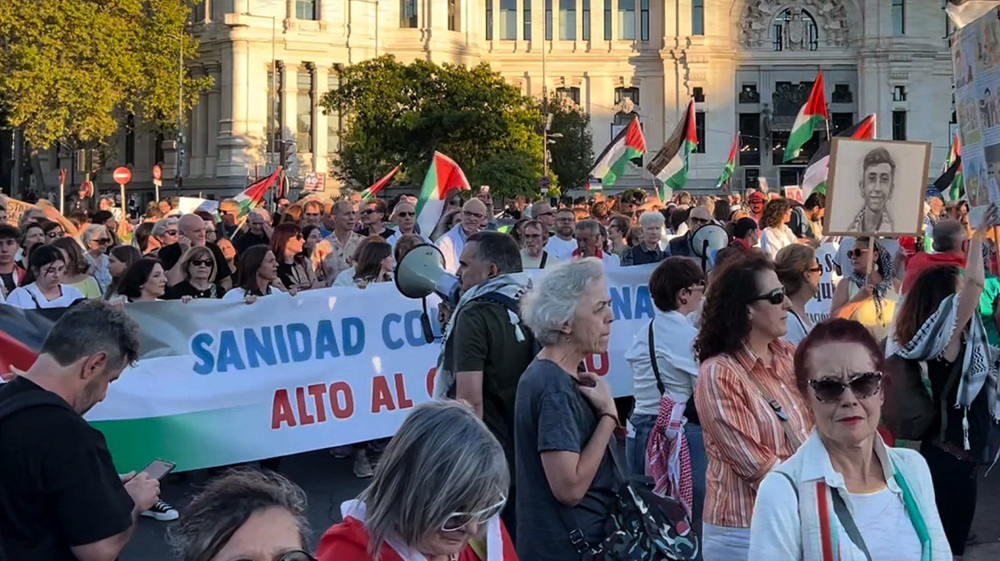 Madrid protests demand end to genocide, Spain’s complicity