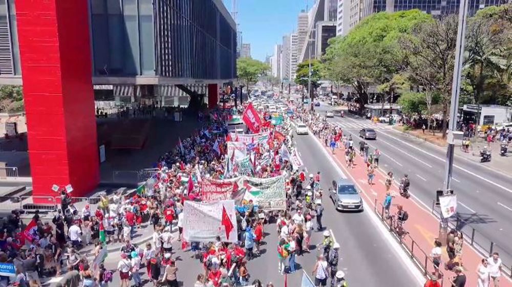 'The torture is a fact!': Hundreds rally in Sao Paulo for release of Gaza flotilla activists
