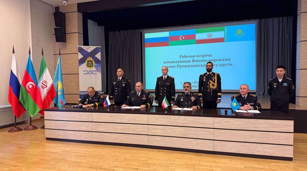 Iran Navy inks strategic cooperation document with Caspian littoral states