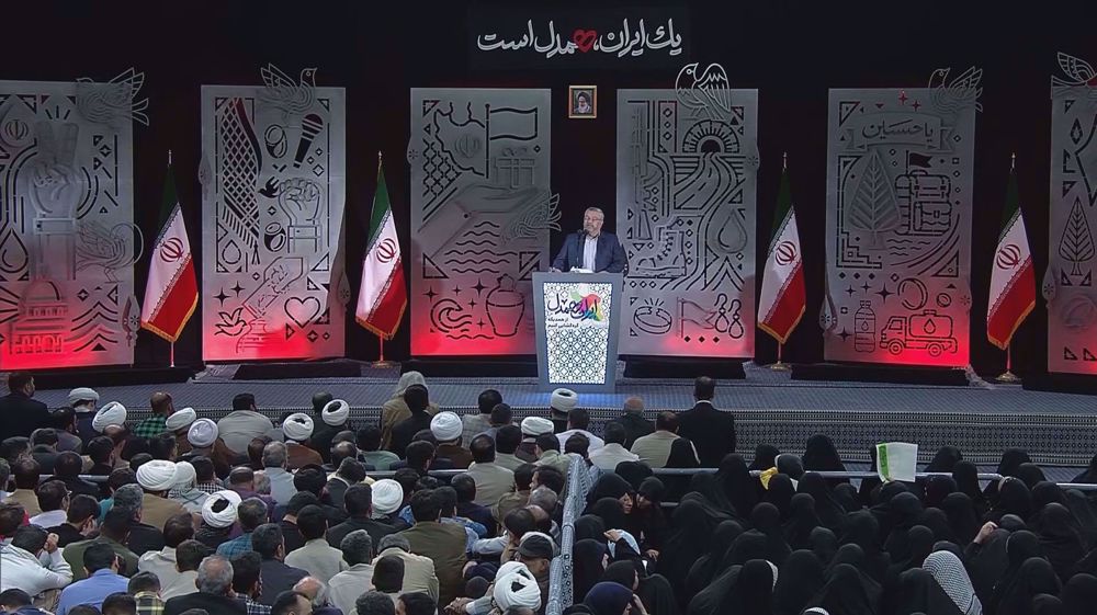 Iranians show solidarity with Gaza, Lebanon through nationwide campaign
