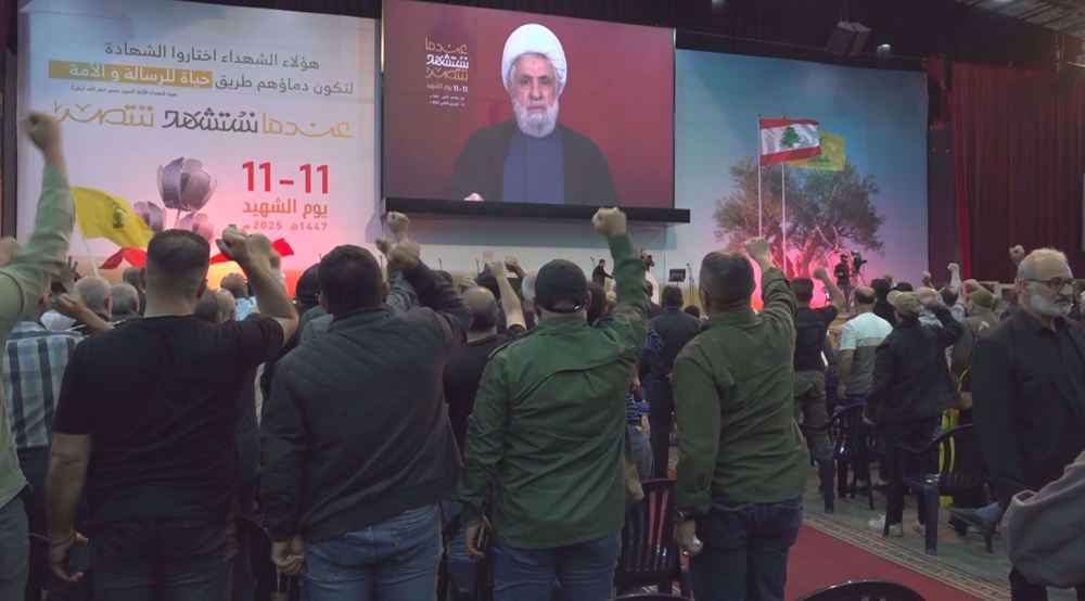 Hezbollah leader says movement won’t give up its arms
