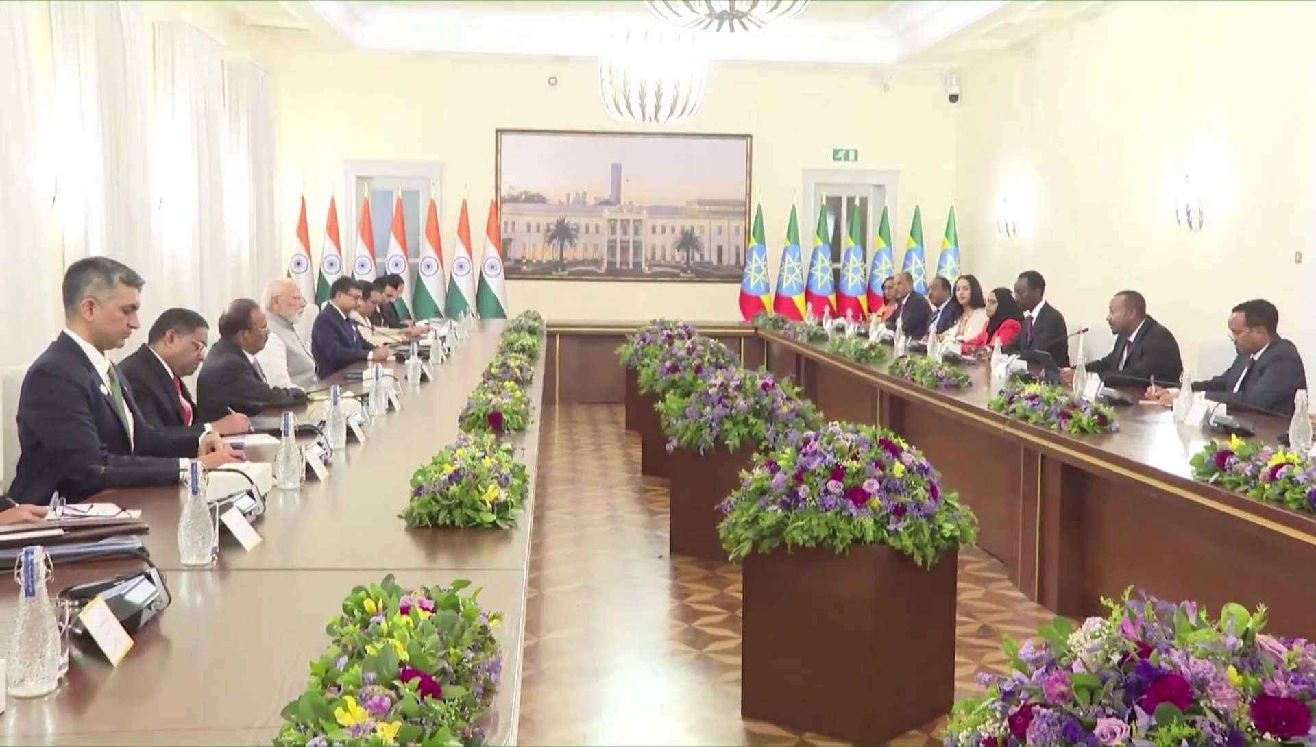 Indian Prime Minister Modi addresses Ethiopia's parliament