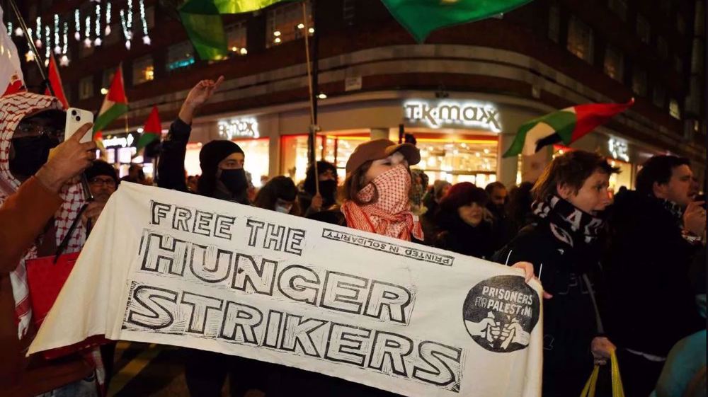 UK pro-Palestine hunger strikers 