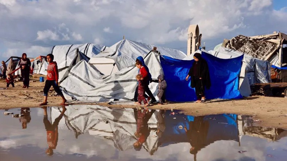 Storms destroy 90 percent of displacement tents in Gaza, authorities say