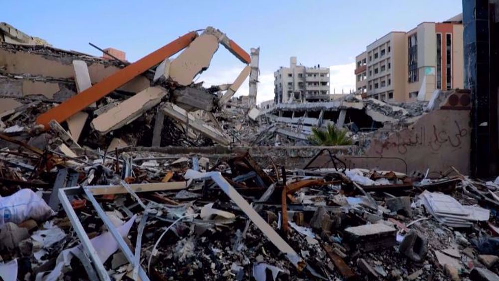 Universities in Gaza City reduced to rubble by Israel