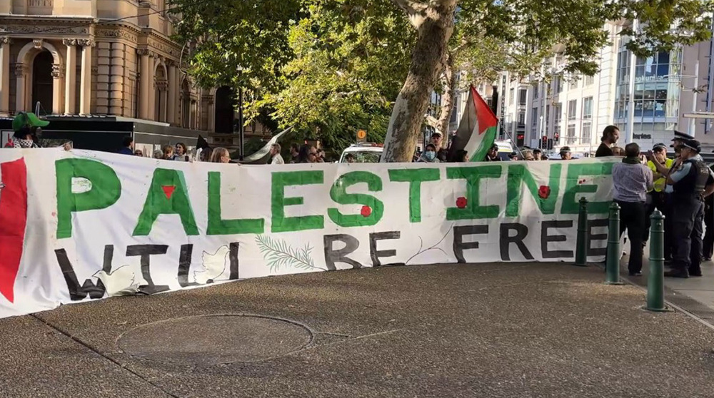 People in Sydney protest bill that criminalizes peaceful demonstrations
