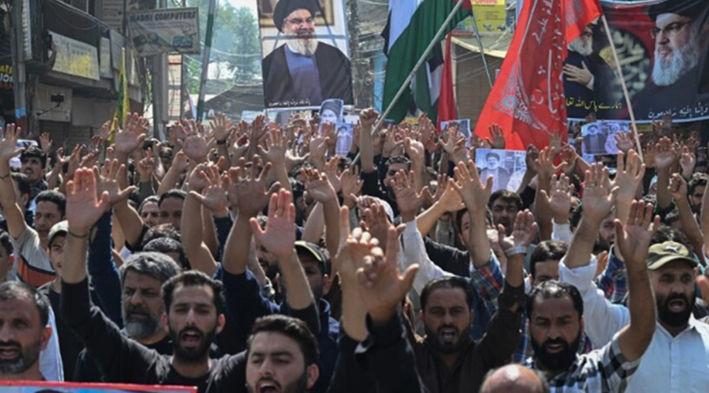 Kashmir pays homage to martyred Hezbollah leaders