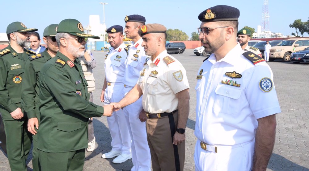 Iranian naval flotilla docks at UAE's Sharjah