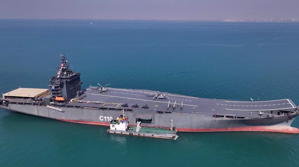 Drone carrier Shahid Bagheri joins IRGC fleet in Persian Gulf 