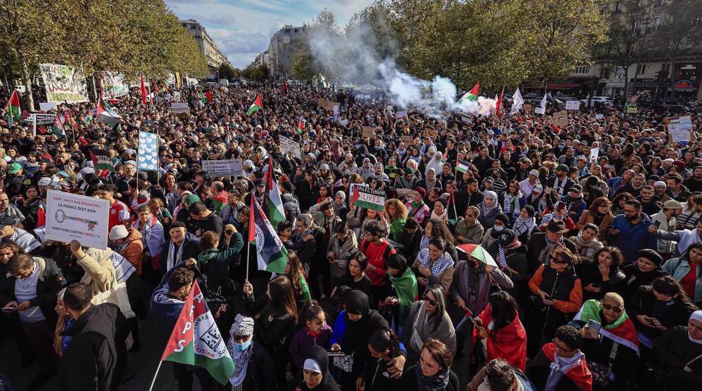 Les Parisiens dénoncent les récentes frappes israéliennes à Gaza