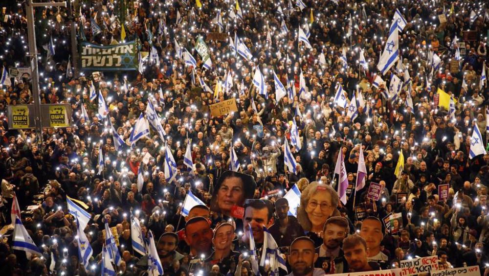 Des milliers d'Israéliens manifestent contre Netanyahu à Tel-Aviv