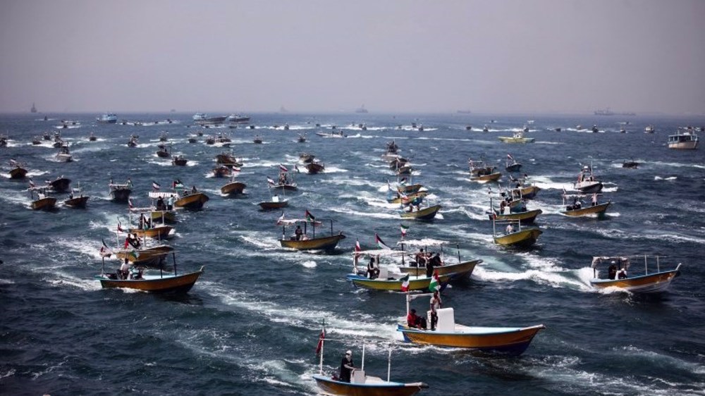 Parade navale conjointe de l’Iran, de l’Irak, du Liban et du Yémen en soutien à Gaza