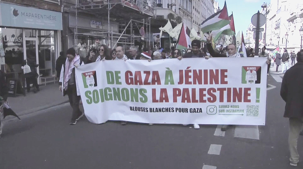 Paris protesters condemn Gaza genocide and Israel’s land grab policy