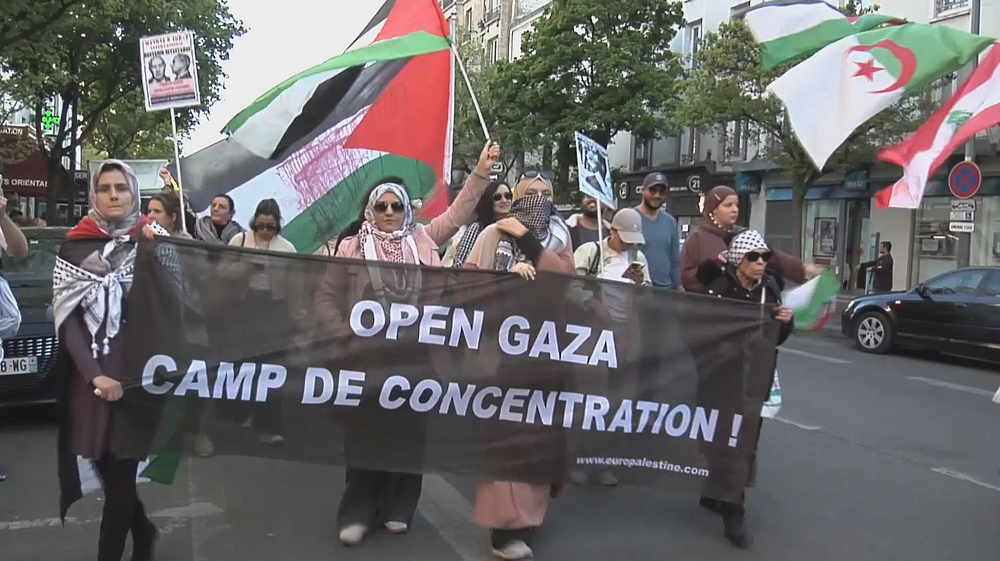 Pro-Palestinian voices in Paris suburbs slam Gaza genocide