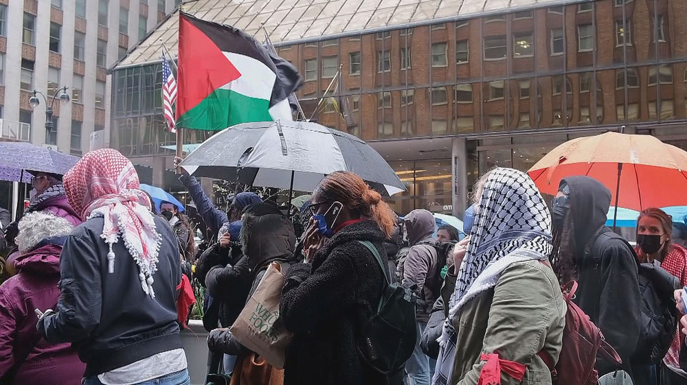 New York students protest student deportations