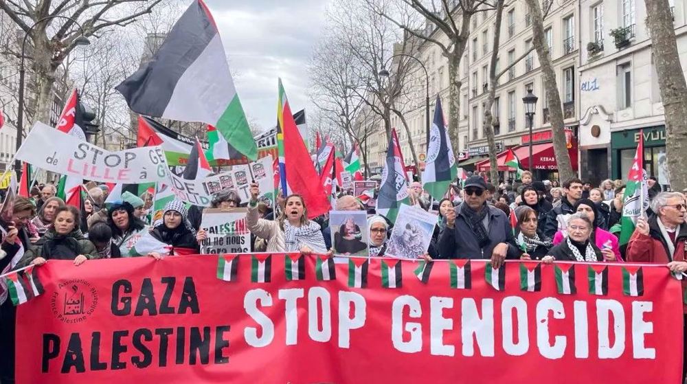 Paris: une mobilisation pro-palestinienne dénonce le génocide à Gaza