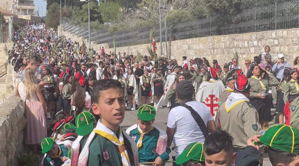 Israel blocks 50,000 Palestinians from entering al-Quds on Christian feast day
