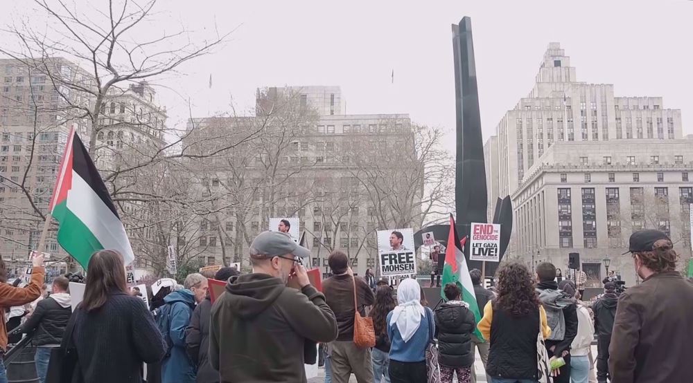 Rally against another Columbia student arrest held in New York