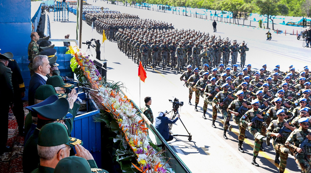 Pezeshkian hails Iran’s military ‘preparedness’ on Army Day