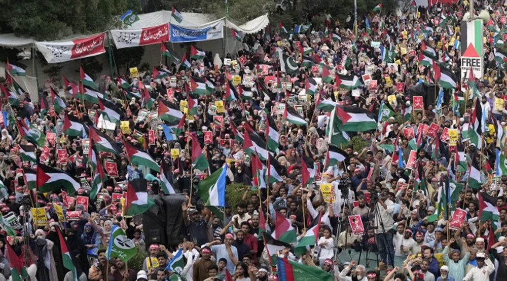 Gaza Million March in Islamabad condemns US-backed Israeli aggression