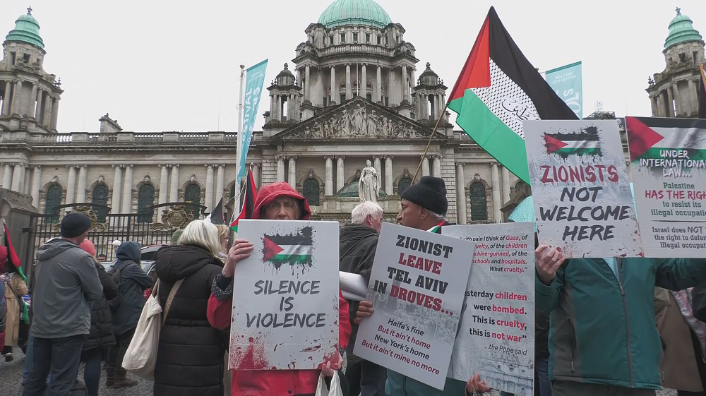 Protesters slam BBC's pro-Israel bias in reporting Gaza genocide
