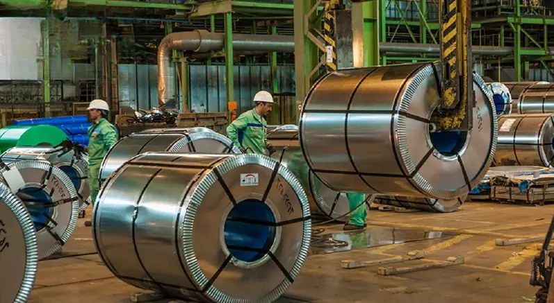 Iran : la production d’acier a augmenté de 3,7 % en un an
