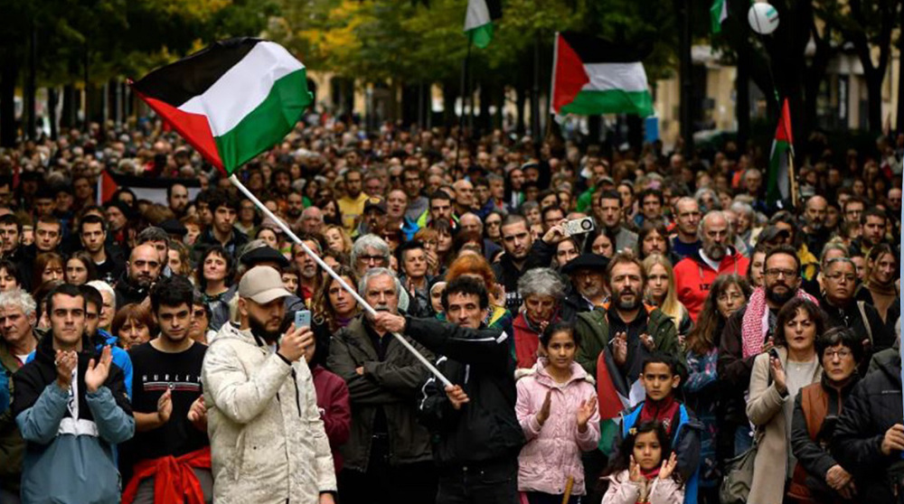 Parisians hold rally in support of Palestinians