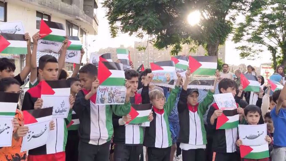 Palestinians in Syria mark Nakba Day