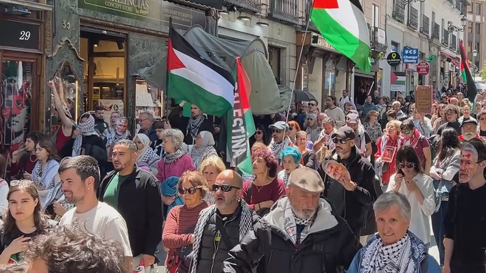Spaniards in Madrid mark 77th anniversary of Nakba