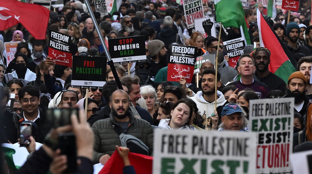 Thousands march in London, marking 77 years since Nakba