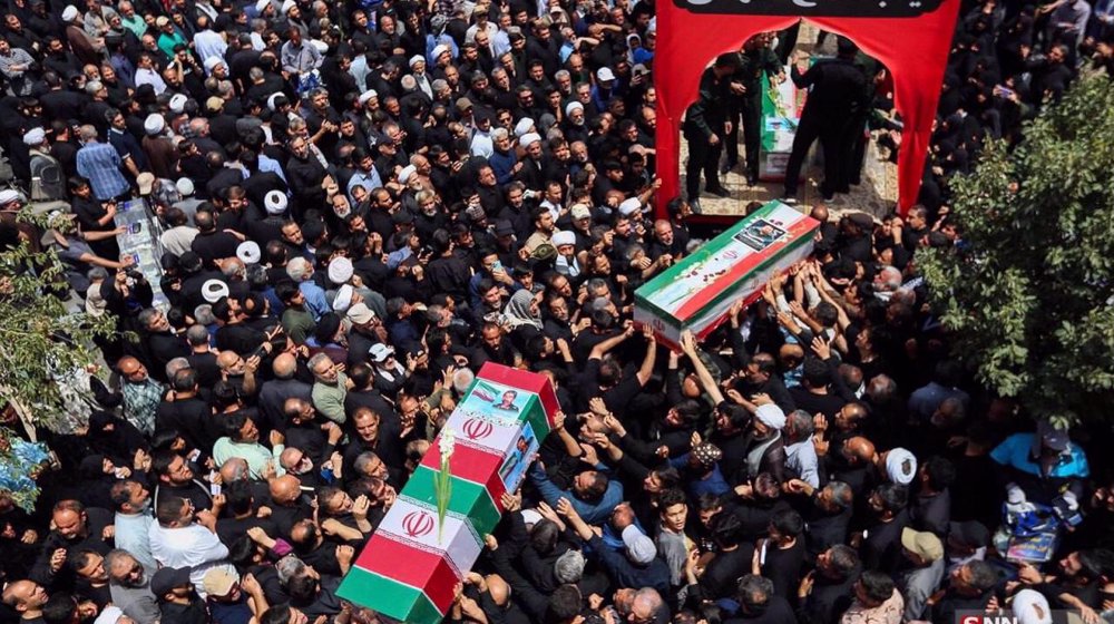 Tehran mourns martyrs of Israeli aggression, nation unites