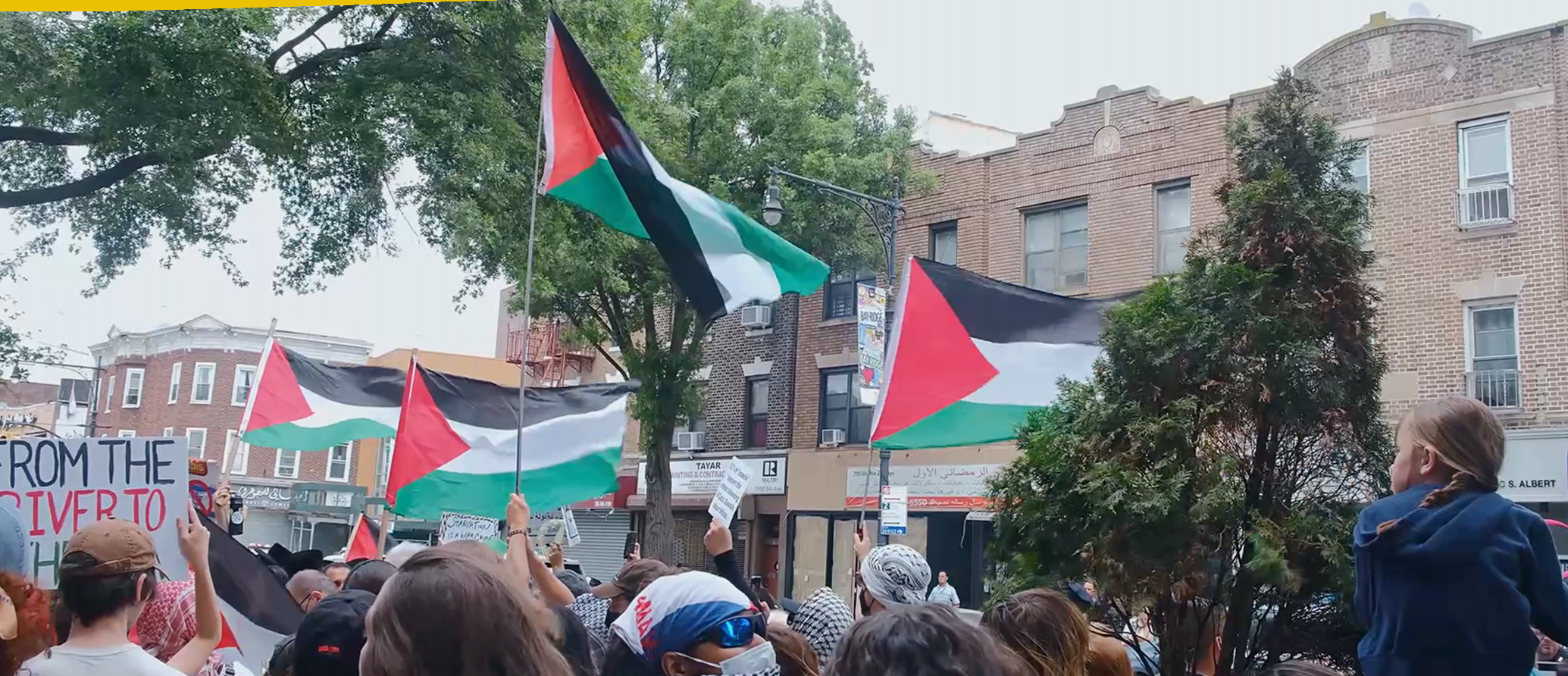 Protesters in New York slam Israel for Gaza aid attacks