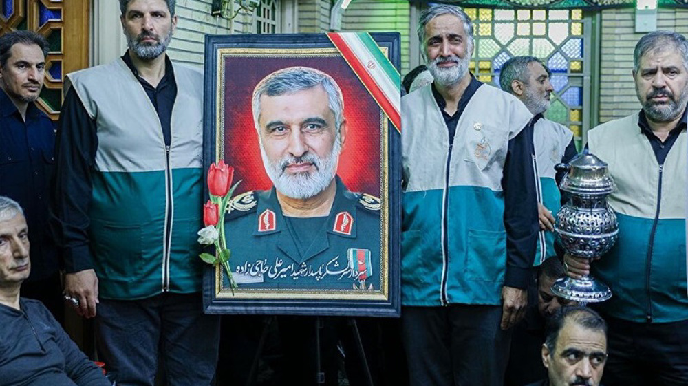 Iran mourns martyr Hajizadeh, honors missile legacy