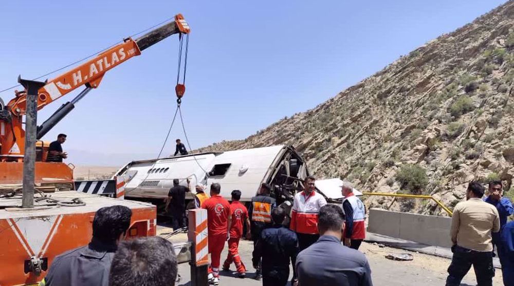 iran bus crash