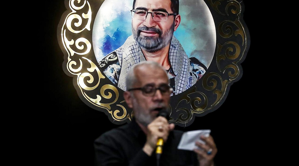 Iranians honor martyred aerospace IRGC commander