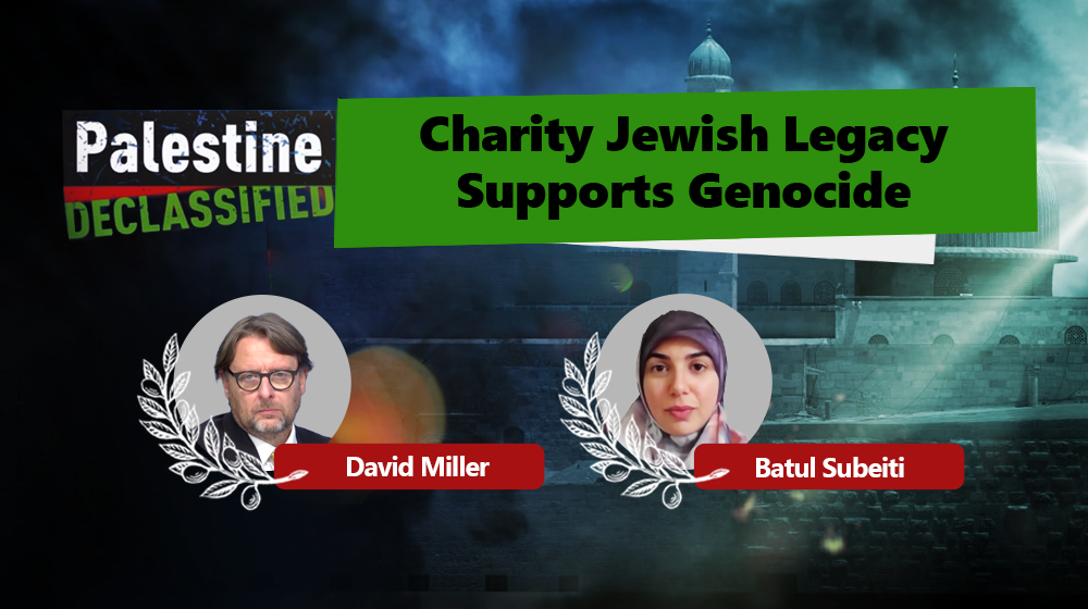Charity Jewish legacy supports genocide