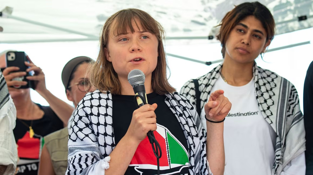 ‘We cannot achieve justice if we exclude Gaza’: Activist Greta Thunberg