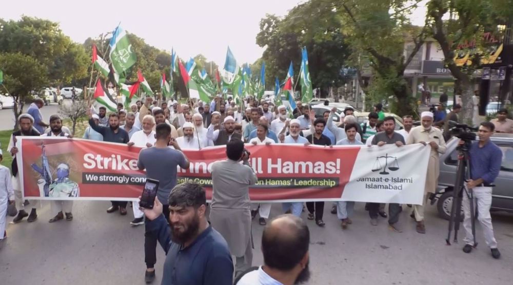 Pakistan’s major cities see rallies, with protesters denouncing Israeli strikes on Qatar