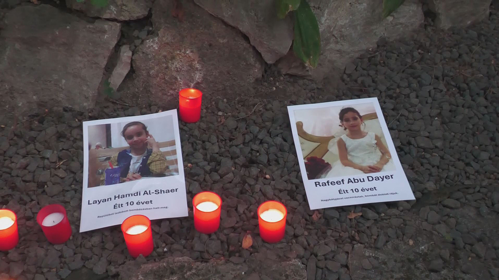 Budapest remembers murdered children of Gaza