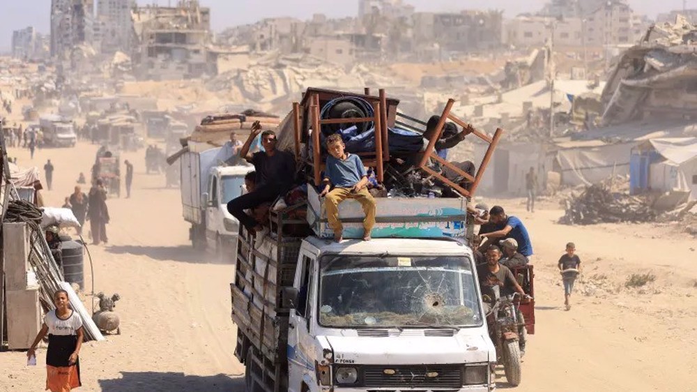 New wave of mass displacement as Palestinians flee Israeli assault on Gaza City