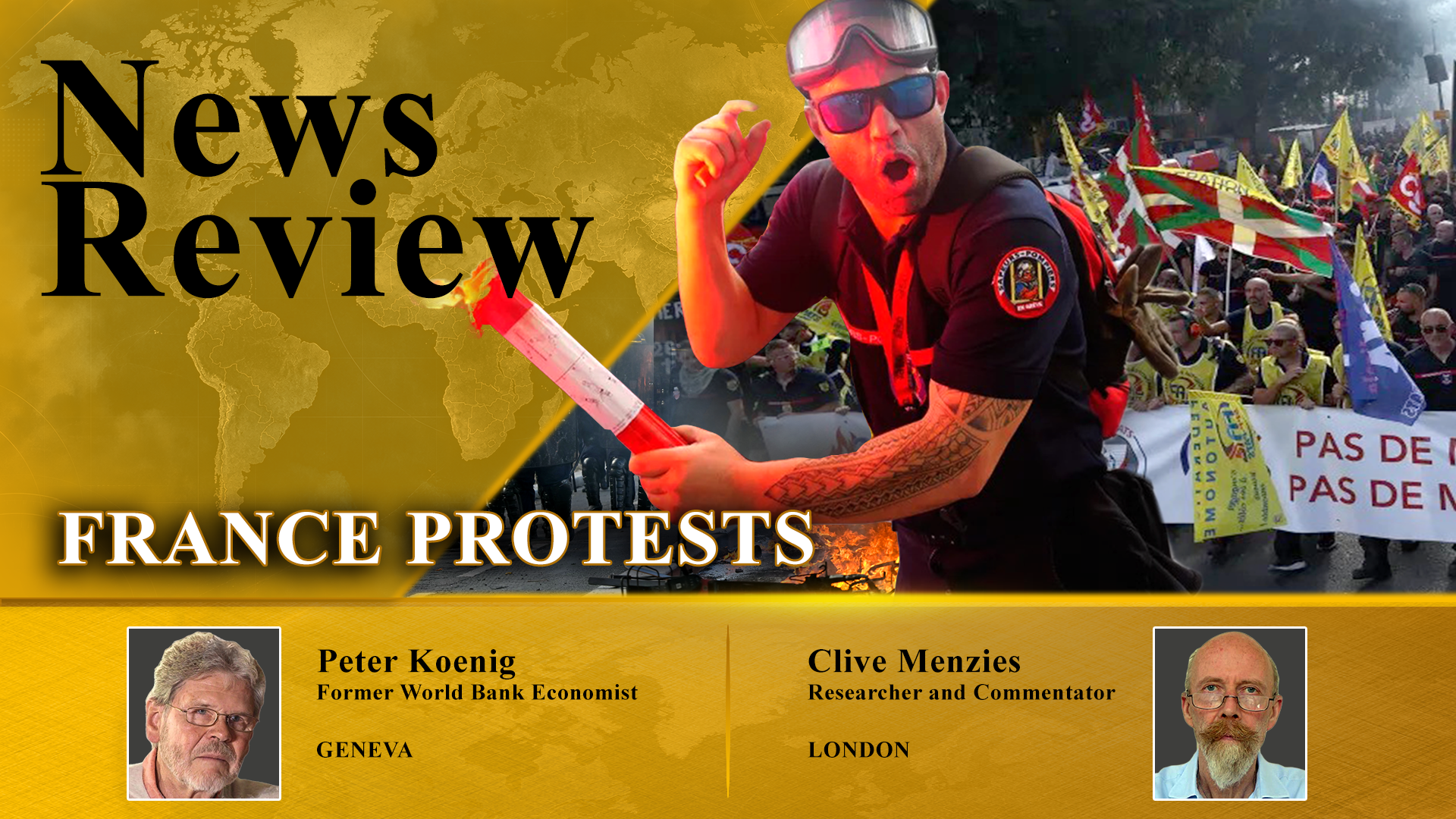 News Review: French PM convenes crisis meeting as violent protests erupt over education system